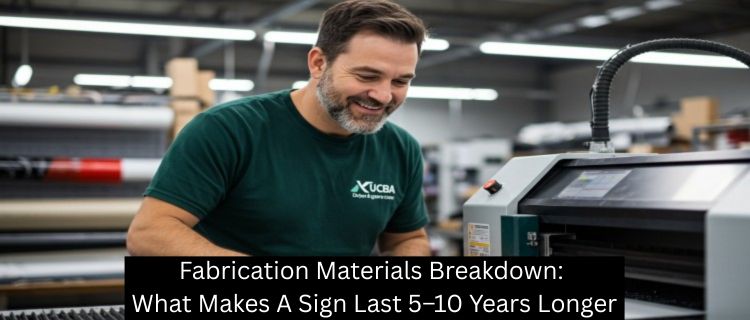 Fabrication Materials Breakdown: What Makes A Sign Last 5–10 Years Longer