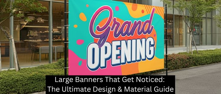 Large Banners That Get Noticed: The Ultimate Design & Material Guide